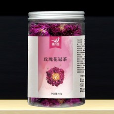 Yuxiangxiang 5A 핑인 로즈 크라운 티 로즈 티 더블 페탈 드라이드 로즈 플래그십 스토어 정품 통조림 대형 꽃, 5A 희귀대황금코어 40g1캔(약 70송이)