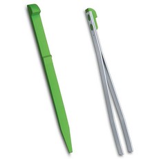 Victorinox Colour toothpick + tweezers spares for SMALL 58mm 스위스 군용 나이프 (그린)