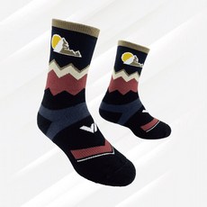 【日出百岳】速乾美麗諾羊毛登山襪-高筒, 1個, 日出大霸,M(22-24.5公分)