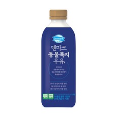 덴마크 무항생제 동물복지우유 750ml, 4개