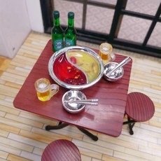 포차테이블 포장마차 세트 야외테이블 야외 간이, 1개, 정사각형테이블1개+원형의자4개+3세트