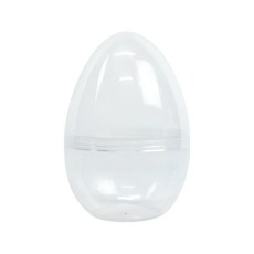 (재미스쿨) 투명 계란 케이스 부활절 꾸미기 만들기재료, 1개, 투명 대형