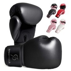 Saeepabul SAEEPABUL S200 Boxing 장갑s for Men and 여성 Sui테이블 Kickboxing Mixed Martial Arts Maui Thai, 블랙