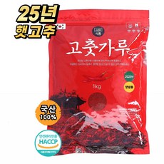 25년 햇고추 꿈틀식품 국산 고춧가루 최근제조 양념용, 1kg, 1개