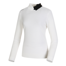 볼빅 여성 골프 에센셜 카라 배색 스웨터 VLKTM991_OW
