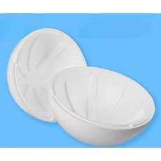 반구 원형 폼포드 모델링 공예 우드락 스티로폼 스치로폼, 10cm, 1개, 1cm