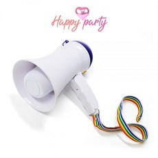 해피파티 체육대회 운동회 응원용품 파티 메가폰 ssu*2559sJ, 1개, 상세페이지 참조