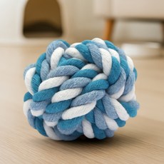 강아지 로프볼 장난감 6cm 색상랜덤 소형견장난감