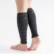 따뜻한 스비 메구리~누 온압 리듬 서포터 (차콜/프리 사이즈) 봄·여름 연중 (냉증/부종감/마사지) 다리 압박 서포터(레그워머) 니가타현 자체 공장 제작 256362