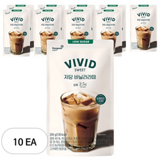 비비드스위트 저당 바닐라라떼, 200g, 10개