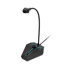 Foxxray 波諾電競麥克風 FXR-SUM-18 全指向收音 USB-A介面, 黑色