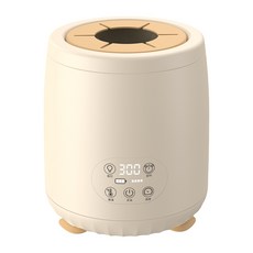 智能暖奶搖奶器 多功能恆溫加熱器 360度自動搖奶器, 米色, 1個