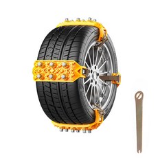 자동차 체인 직물 스파이더 타이어 범용 스노우 조정 가능한 미끄럼 방지 겨울 눈 유지 보수 액세서리 1 개 2 4, 4PCS, 1개