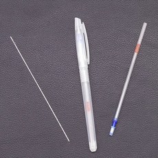 은펜 젤리은펜 봉제마킹 은펜 가죽공예은펜 실버펜, 은펜(홀더+은펜심), 1개