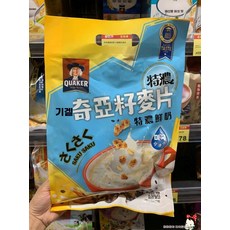 퀘이커 오츠 홋카이도 엑스트라 리치 밀크 딸기 - 10개입봉지 오트밀 오트밀 코코아 오레, 1개, D. 치아씨드 진한 리 시리얼 1봉