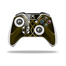 XBOX One SX 컨트롤러와 호환되는 WraptorSkinz 데칼 비닐 스킨 랩 - Abstract 01 Yellow 컨트롤러 미포함, XBOX One SX 컨트롤러와 호환되는 Wraptor