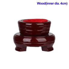 천연 나무 홀더 글로브 베이스 미니어처 디스플레이 스탠드 동상 받침대 매직 구체 홀더 크리스탈 볼용 데스크탑 장식, 10, 없음