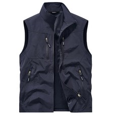 多口袋男款工裝背心 - 春秋戶外攝影運動休閒坎肩