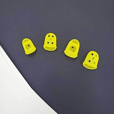 골무 옐로우 손가락 실리콘 소형 골무 서류 넘기기 hyi6+6OeH, 없음, 1개