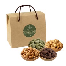 菓青市集 主廚豪華箱 調味腰果30入, 1個, I. 蜂蜜風味腰果30入