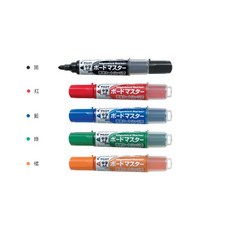 PILOT百樂 可換卡水白板筆-中字(WMBM-12L), 1個裝, 藍, 藍