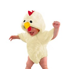MOMMY'S NEW MAN 할로윈 사랑스러운 유아 부화 닭 코스튬 아기 병아리 동물 롬퍼 여아 및 남아용 레드 6~9개월100304