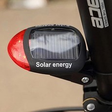 태양열 자전거 후미등 솔라후미등 비상등 안전등 LED, 1개