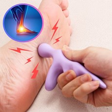 루나핀 발바닥 마사지기 발마사지기 발바닥통증 지압점, 퍼플