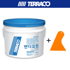 핸디코트 내부용 퍼티 5KG + 미니 플라스틱 헤라, 1개