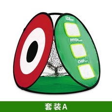 高爾夫 四面練習網套裝C 30x60cm 高爾夫練習墊 38mm 高爾夫球Tee 附6顆PU球及6顆EVA球, 套餐A, 1個