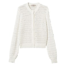 트윈셋 시퀸 장식 오픈 니트 가디건