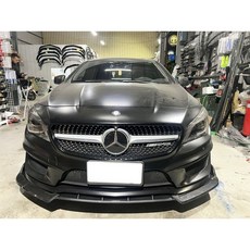 賓士 CLA W117 競速版 水轉印卡夢 前下巴, 1個