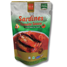 말레이시아 정어리 토마토소스 230g | 할랄 인증 | Sardines Tomato Sauce (Halal), 1개