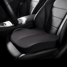 에이든 푹신푹신한 메모리폼 차량용 방석, 1개, 블랙