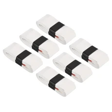 쿠쿠스토어 /12pcs 43.3 "테니스 라켓 그립 테이프 PU 오버 신축성있는 미끄럼 방지 흡수 땀 배드민턴 낚싯, 16 White pcs