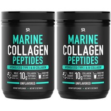 SPORTS RESEARCH 海洋膠原蛋白胜肽粉, 2罐, 340g