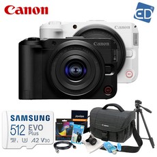 캐논 정품 EOS R50V + 14-30 STM PZ KIT +512GB 패키지 / 브이로그 카메라 /ED, 01 캐논 R50 V(블랙)+14-30킷 패키지