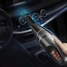 DVTT丁威特 車用無線大吸力吸塵器 車家兩用清潔神器, black, 頂配閃充款【十萬倍吸 深度吸塵力】