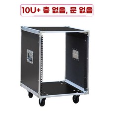 음향 랙케이스 항공 콘서트 이동식 장비 바퀴 스피커 보관 방지 랙 프레임 방송 알루미늄, C. 10U 랙 선반 없음 60cm