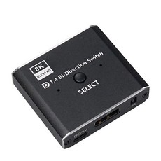 컴스 2포트 8K 60Hz 디스플레이 포트 DP 1.4 양방향 선택기, OU934, 1개