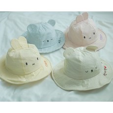 무배 유아동모자 자수이니셜 이름 선햇 썬캡 숲체험 모자