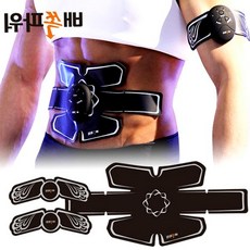 하나하모니복부운동기구 무선코어 EMS마사지기 뱃살운동 홈트레이닝 복근강화, 상세페이지 참조, 배쏙파워 EMS 마사지기