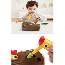 해결사의잡화점 아기딱따구리 모이주기 유아용보드게임 딱따구리장난감