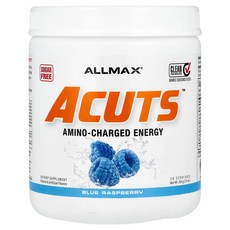 올맥스뉴트리션 ACUTS 아미노 차지드 에너지 드링크 블루 라즈베리 210g(7.4oz), 1개, 210g, 1개