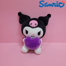 산리오 하트 봉제인형 가방고리 13cm, 13 쿠로미 하트, 1개