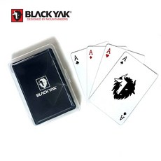 BLACKYAK 品牌服飾機能形像撲克牌 黑色, 1個