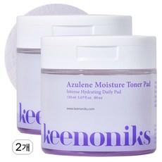 키노닉스 아줄렌 수분 밀착 패드 80매 2개, 80매입