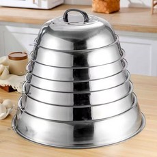 가마솥 덮개 식당용 솥뚜껑 아궁이 주방용 대형솥 양은, 1개, 식품 등급 식품 접촉 가능 30.5cm, 1cm