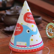 고깔모자 코끼리 캐릭터 파티모자 yss+69712xz