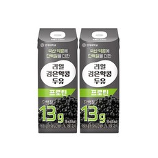 연세두유 리얼검은약콩 두유 프로틴 190ml 32개, 1세트